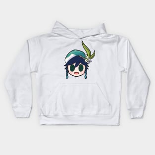 Genshin Impact Venti chibi head Kids Hoodie